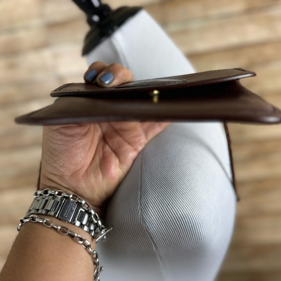 Micheal Green Leather Crossbody Small Bag - Picture 5 of 7